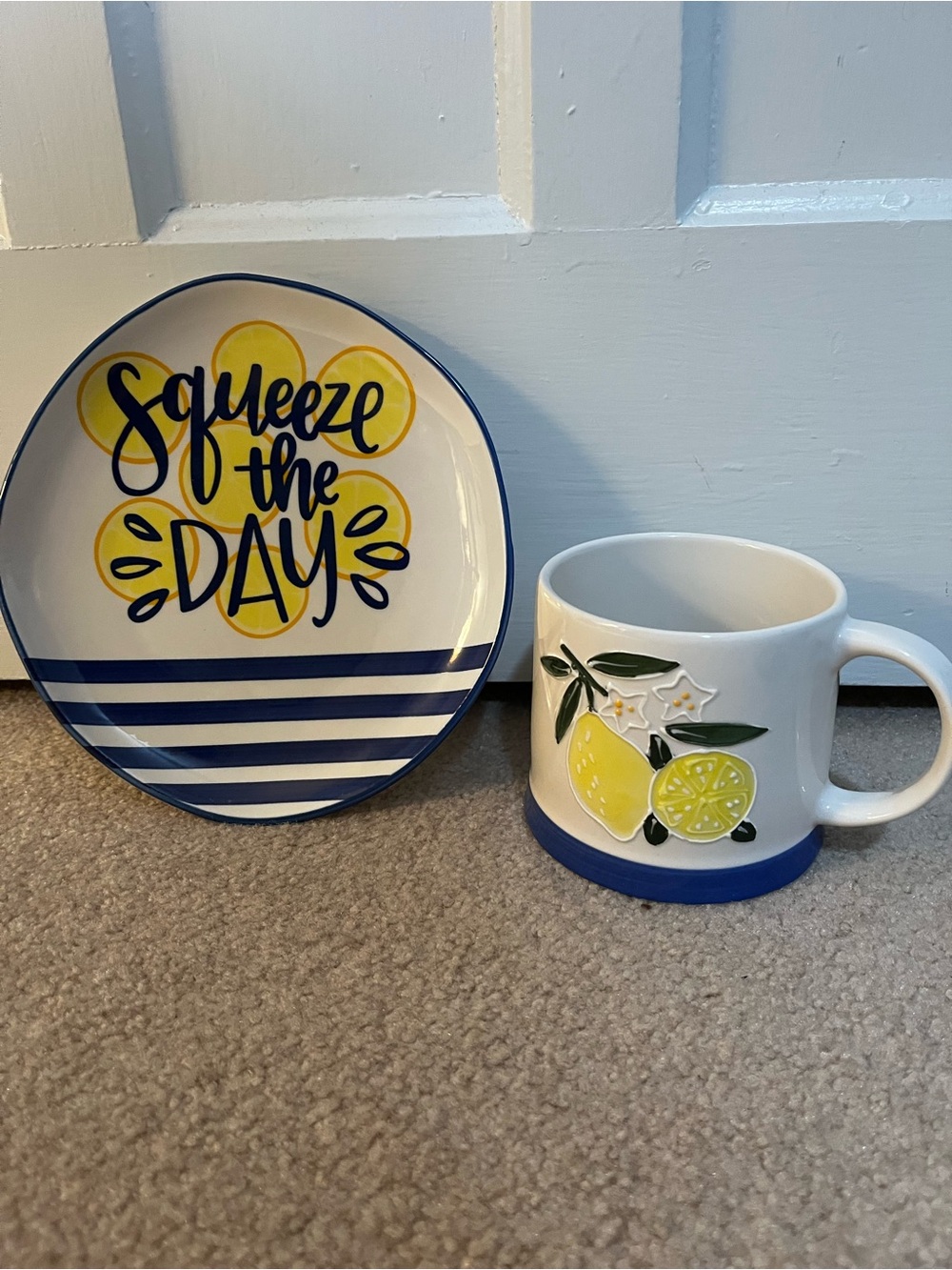 Coffee Mug & Cookie Plate - NWT